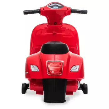 Elektriline sõiduk Jamara Vespa Mini roller — akutoitel, 4 ratast, alates 1,6 eluaastast, tuled, värvid: must/punane