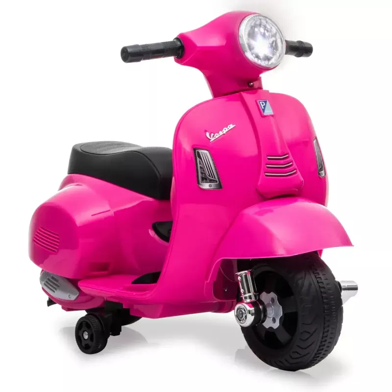 Elektrijalgratta Jamara Vespa Mini tõukeratas, akutoitega, 4 ratast, alates 1,6 aastast, tuled, must või roosa