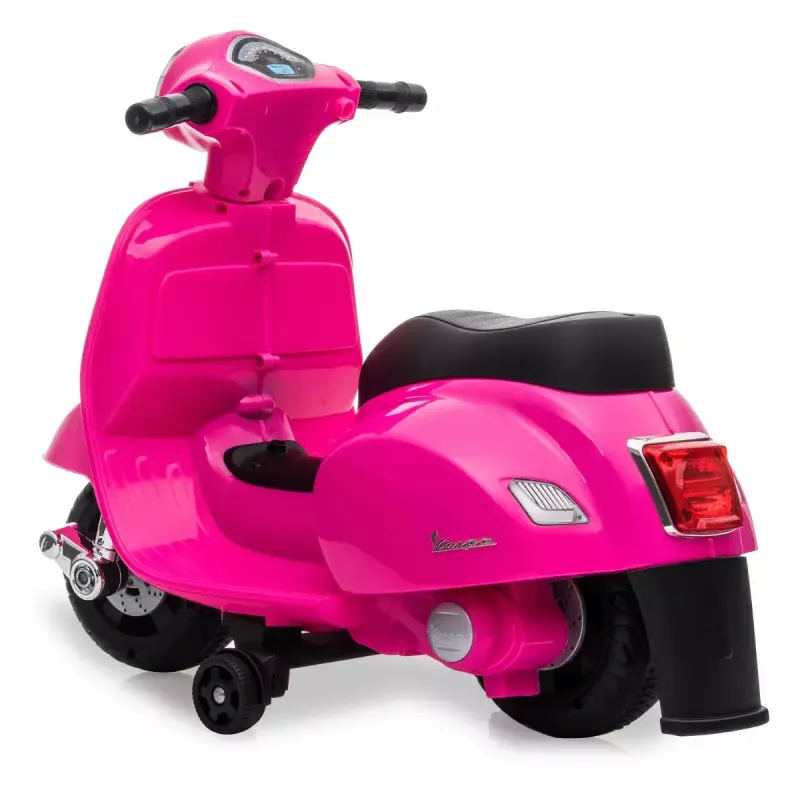 Elektrijalgratta Jamara Vespa Mini tõukeratas, akutoitega, 4 ratast, alates 1,6 aastast, tuled, must või roosa