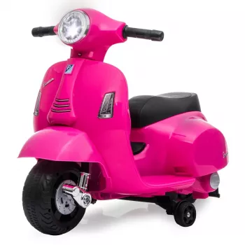 Elektrijalgratta Jamara Vespa Mini tõukeratas, akutoitega, 4 ratast, alates 1,6 aastast, tuled, must või roosa