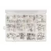 Delock 66811 koaksiaalsete pressliitmike komplekt, 70 tk, 75 Ohm, BNC/TNC/F