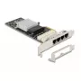 DeLOCK 88610 PCIe liidesekaart RJ-45 Intel i350 4 Gbit/s