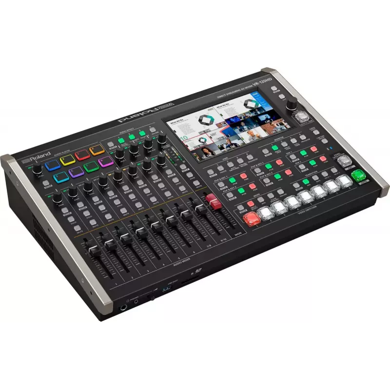 Audio mixer Roland VR-120HD 42 kanalit 24 bit 48 kHz must