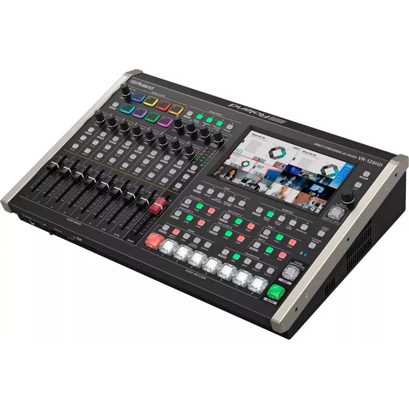 Audio mixer Roland VR-120HD 42 kanalit 24 bit 48 kHz must