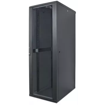Intellinet 19-tolline võrgukapp – eraldiseisev, 32U, 600x600 mm (laius x sügavus), must, lamepakend, max 1500 kg, mitmepunktilise ukselukuga, üks lukk külgpaneeli kohta, kasutatav sügavus 123 kuni 373 mm, IP20 reitinguga, rack, teras
