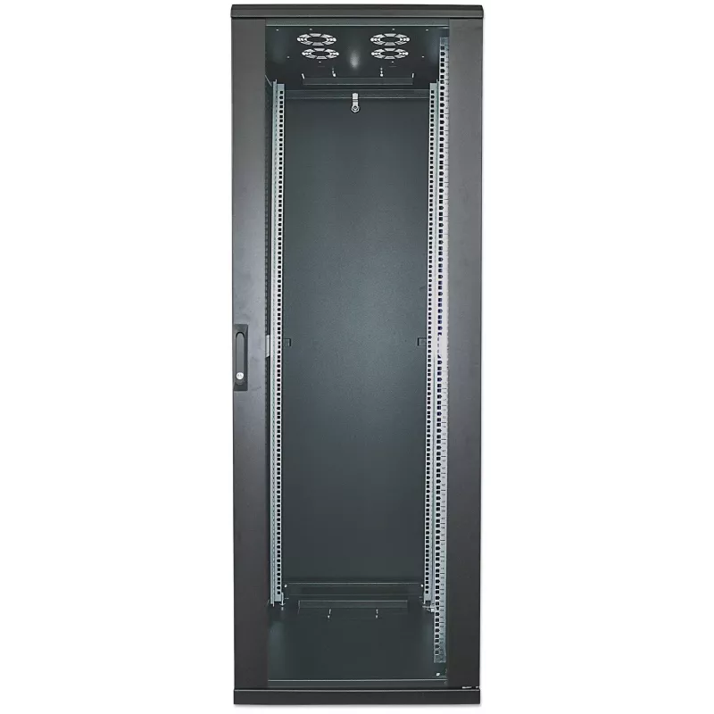 Intellinet 19-tolline võrgukapp – eraldiseisev, 32U, 600x600 mm (laius x sügavus), must, lamepakend, max 1500 kg, mitmepunktilise ukselukuga, üks lukk külgpaneeli kohta, kasutatav sügavus 123 kuni 373 mm, IP20 reitinguga, rack, teras