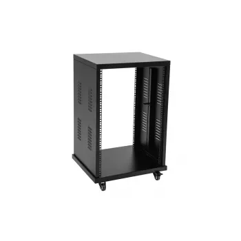 Eraldiseisev rack Roadinger 30103171 14U Must 100 kg