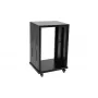 Eraldiseisev rack Roadinger 30103171 14U Must 100 kg