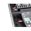 Flight case Roadinger 30125346 DJ-kontroller vineer must hõbedane