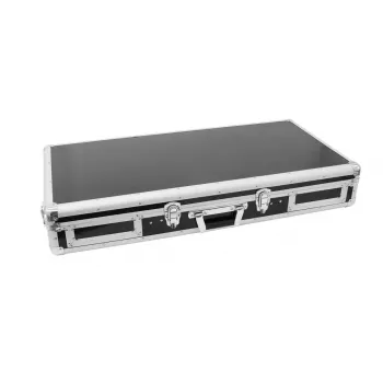 Flight case Roadinger 30125346 DJ-kontroller vineer must hõbedane