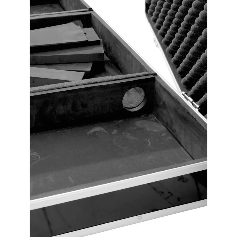 Kõva ümbris Roadinger 30125342 DJ-kontrollerile Vineer Must Hõbedane