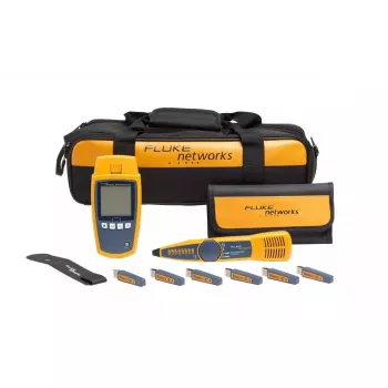 PoE tester Fluke MicroScanner PoE must sinine kollane RJ-45 RJ-11