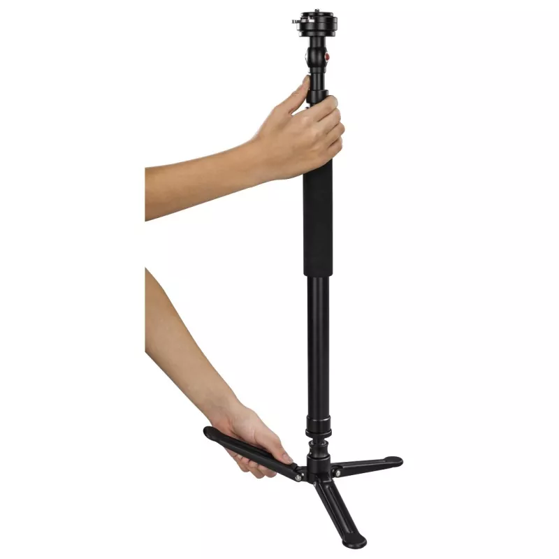 Hama Smooth Tripod 1/4 tolli Alumiinium Must Roos