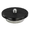 Hama Smooth Tripod 1/4 tolli Alumiinium Must Roos