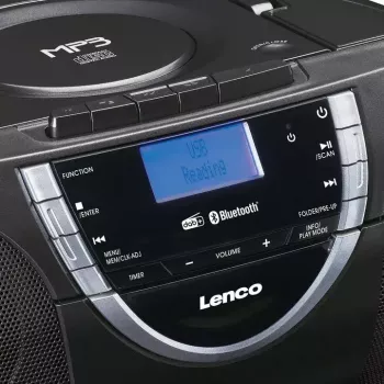 Isiklik CD-mängija Lenco SCD-600 Must Hõbedane DAB+ FM PLL