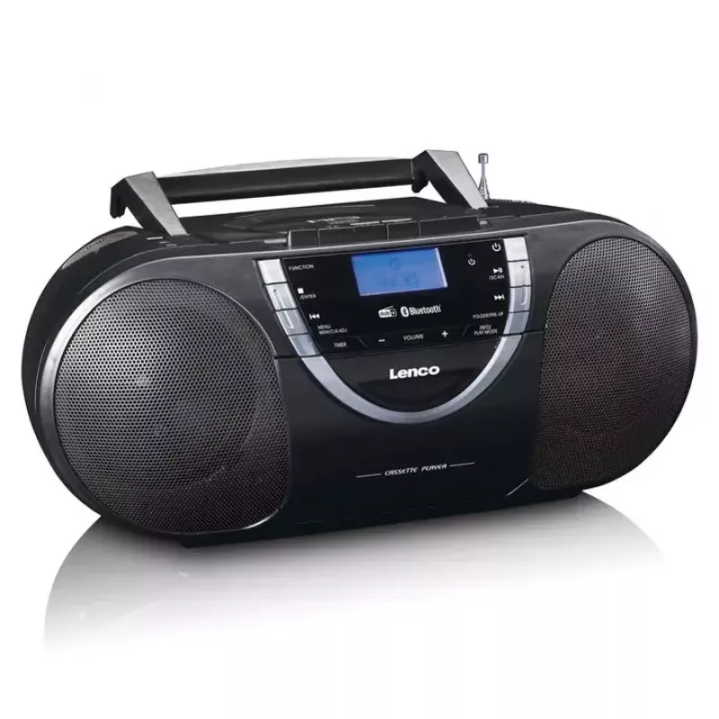 Isiklik CD-mängija Lenco SCD-600 Must Hõbedane DAB+ FM PLL