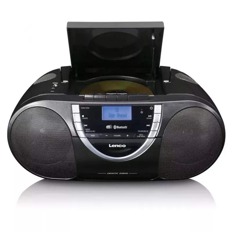 Isiklik CD-mängija Lenco SCD-600 Must Hõbedane DAB+ FM PLL