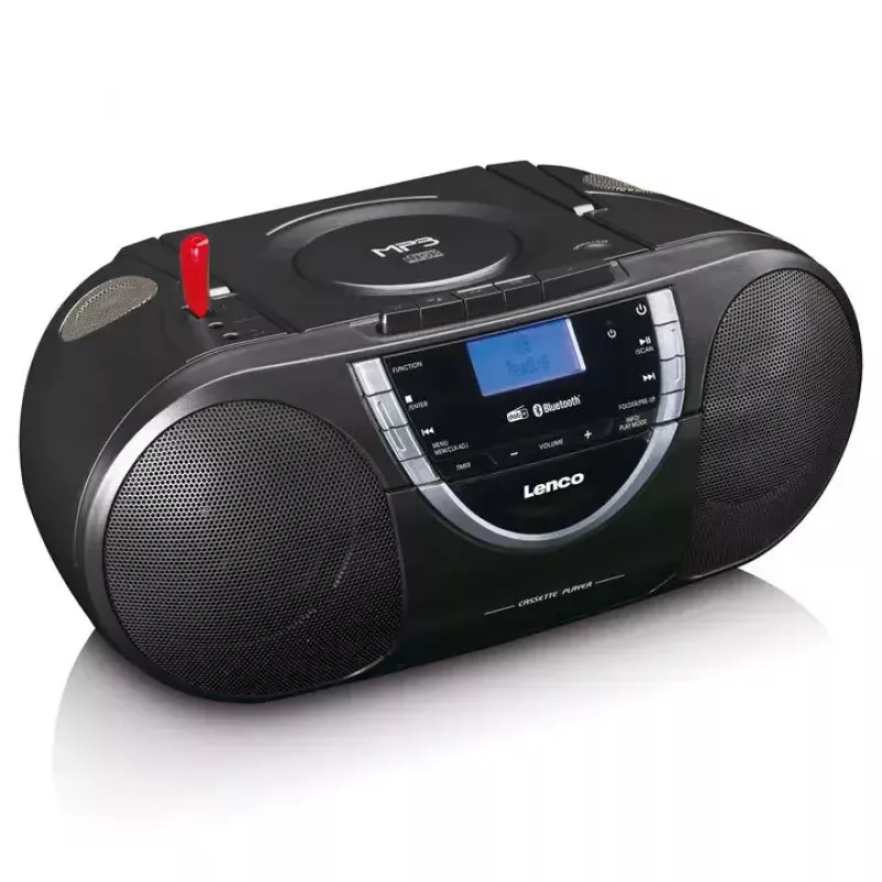 Isiklik CD-mängija Lenco SCD-600 Must Hõbedane DAB+ FM PLL