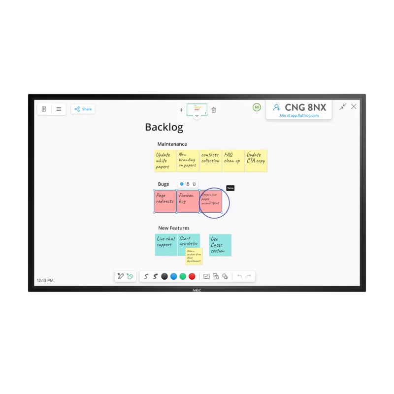 NEC MultiSync M861 IGB Digital signage lame panel 2.18 m (86 tolli) LCD 500 cd/m² 4K Ultra HD must puuteekraan 24/7