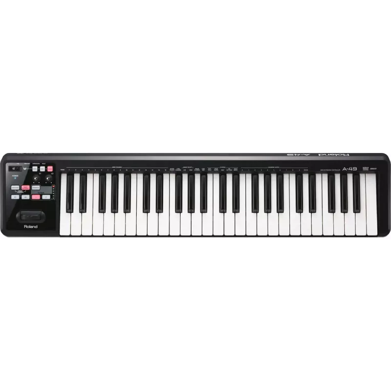 MIDI klaviatuur Roland A-49 49 klahvi USB must valge