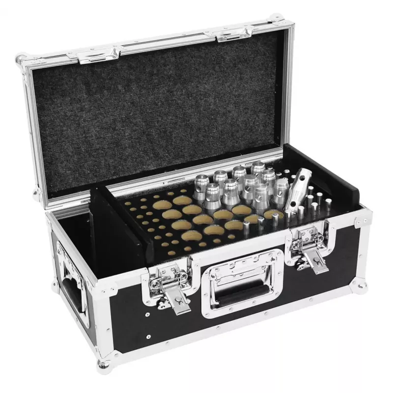 Flight case Roadinger 30126500 Vineer Must Hõbedane 8,8 kg