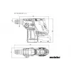 Lööktrell Metabo KH 18 LTX BL 24, 1280 p/min, SDS Plus, 2,4 cm