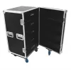 Transpordikohver Roadinger 30126428 Vineer Must Hõbedane 59,4 kg
