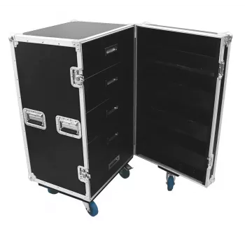 Transpordikohver Roadinger 30126428 Vineer Must Hõbedane 59,4 kg
