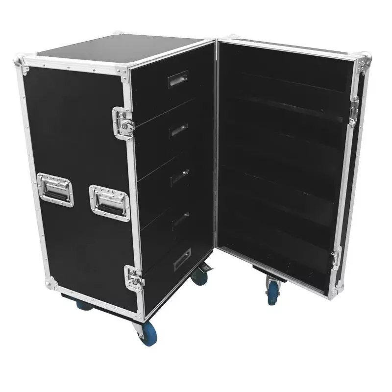 Transpordikohver Roadinger 30126428 Vineer Must Hõbedane 59,4 kg