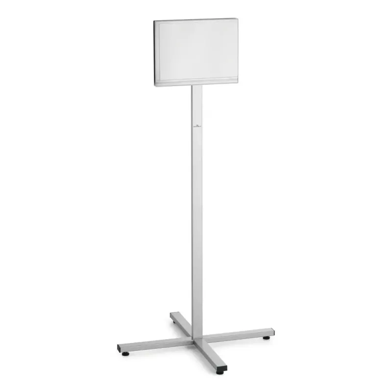 Infostend Durable 502057 A4 roostevaba teras, antratsiit/hall, 638×638×1348 mm