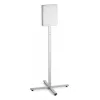 Infostend Durable 502057 A4 roostevaba teras, antratsiit/hall, 638×638×1348 mm