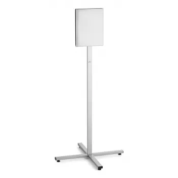Infostend Durable 502057 A4 roostevaba teras, antratsiit/hall, 638×638×1348 mm