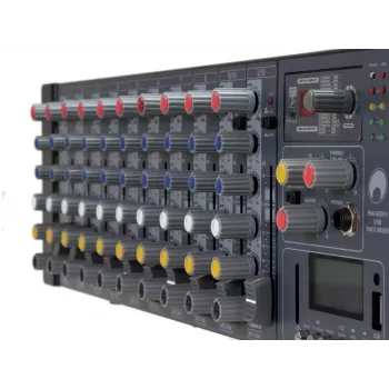 Mixer Omnitronic RM-1422FX 12 kanalit 20 - 20000 Hz Must