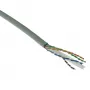 ACT Cat 6 F/UTP täispaigalduskaabel, PVC, CPR euroklass ECA, 24AWG, hall 305 meetrit