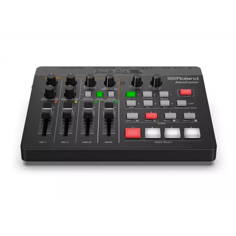 Audio Interface Roland AeroCaster Must 24 bit 48 kHz fantoomtoide 48 V