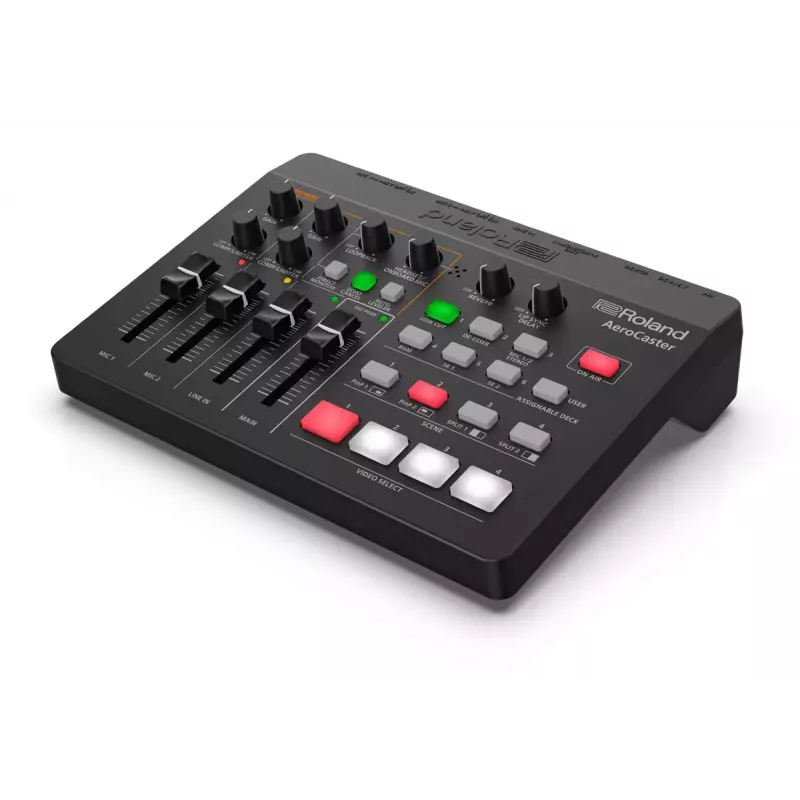 Audio Interface Roland AeroCaster Must 24 bit 48 kHz fantoomtoide 48 V