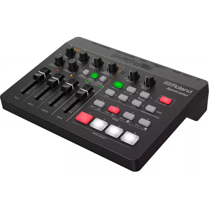 Audio Interface Roland AeroCaster Must 24 bit 48 kHz fantoomtoide 48 V