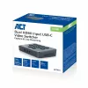 ACT Dual HDMI-sisendiga USB-C videoswitšer 60 Hz hall