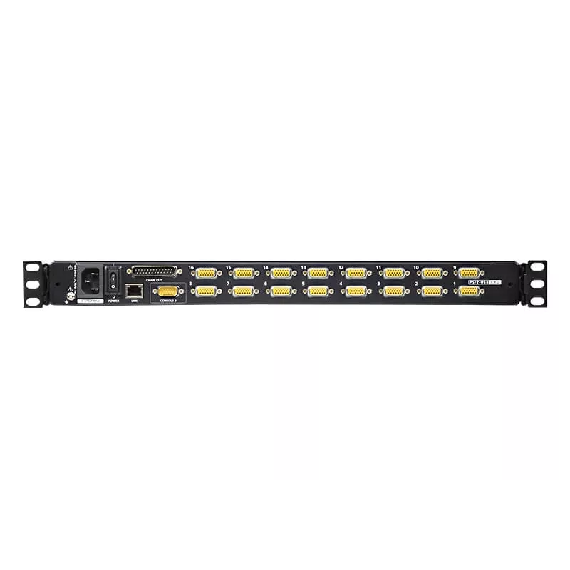 ATEN 16-pordiline 17-tolline LCD KVM-lüliti üle IP (USB - PS/2 VGA) USB-välisseadme pordiga