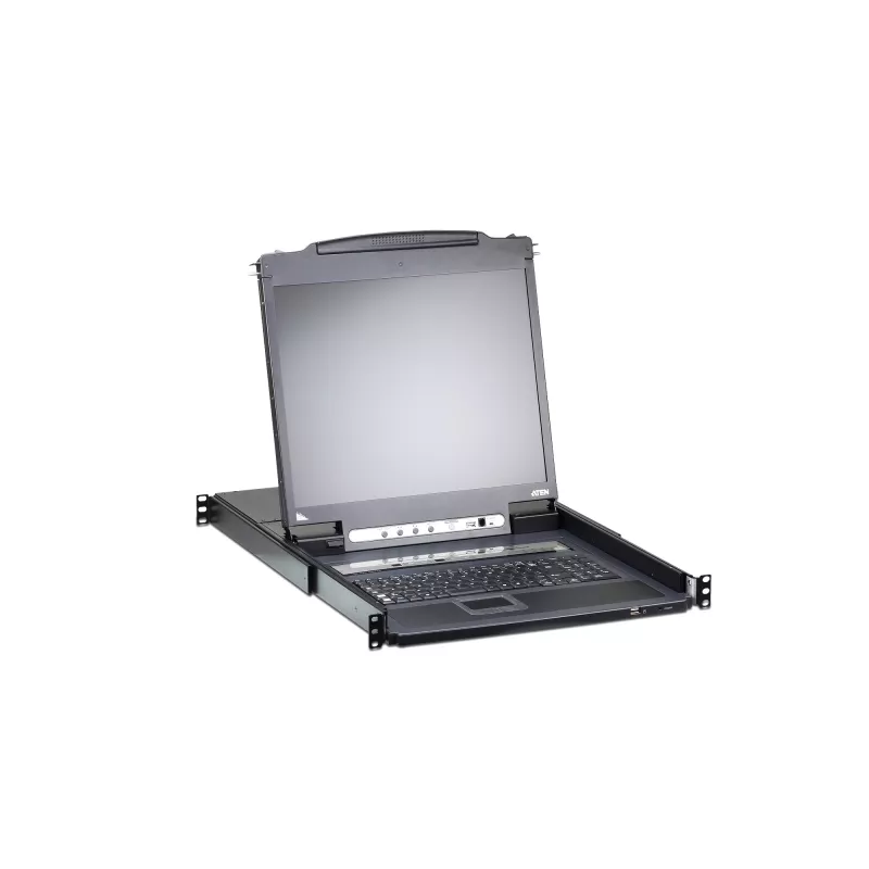 ATEN 16-pordiline 17-tolline LCD KVM-lüliti üle IP (USB - PS/2 VGA) USB-välisseadme pordiga