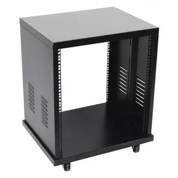 Eraldiseisev rack Roadinger 30103170 12U must 50 kg kandevõime