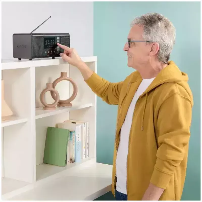 Personaalne raadio Hama DR2002BT digitaaltuuner DAB DAB+ FM 10 W