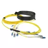 ACT 50 meetrit Singlemode 9/125 OS2 eeltermineritud fiiberoptiline kaabel 24F LC Polaarsus Twist