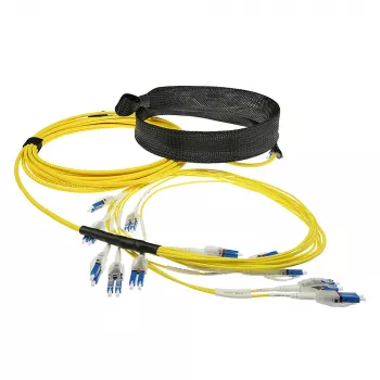 ACT 50 meetrit Singlemode 9/125 OS2 eeltermineritud fiiberoptiline kaabel 24F LC Polaarsus Twist
