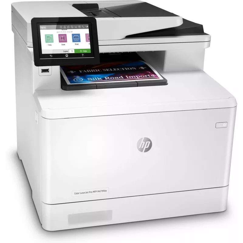 HP Color LaserJet Pro MFP M479fdw, printimine, kopeerimine, skannimine, faksimine, e-post, skanni e-postile/PDF-ile; kahepoolne printimine; 50-leheline sirge ADF