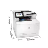HP Color LaserJet Pro MFP M479fdw, printimine, kopeerimine, skannimine, faksimine, e-post, skanni e-postile/PDF-ile; kahepoolne printimine; 50-leheline sirge ADF