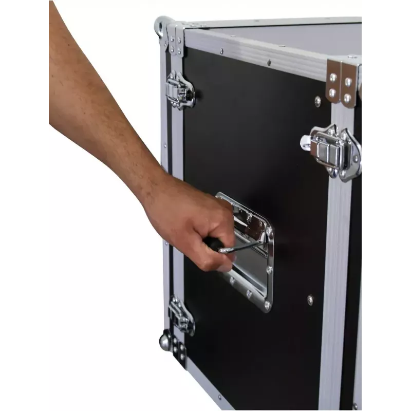 Transpordikohver Roadinger 30107270 MDF must hõbedane 10,6 kg