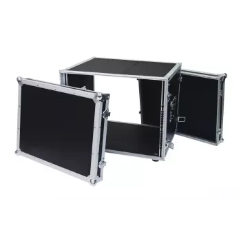 Flight case Roadinger 30107260 MDF must hõbedane 9,7 kg