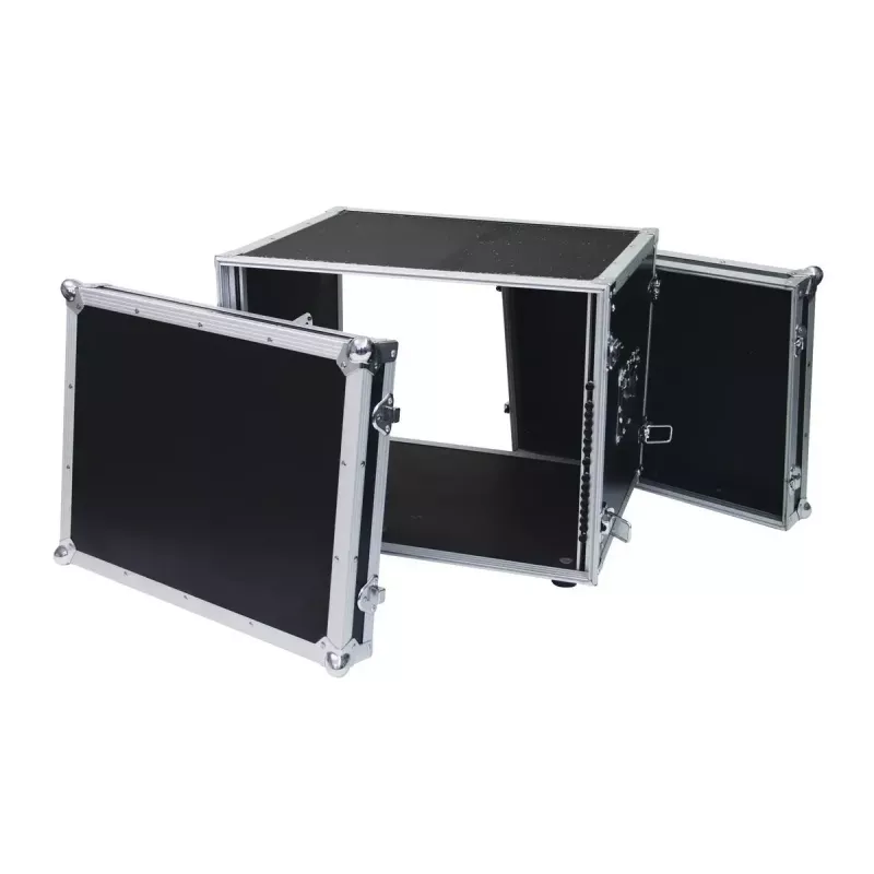 Flight case Roadinger 30107260 MDF must hõbedane 9,7 kg