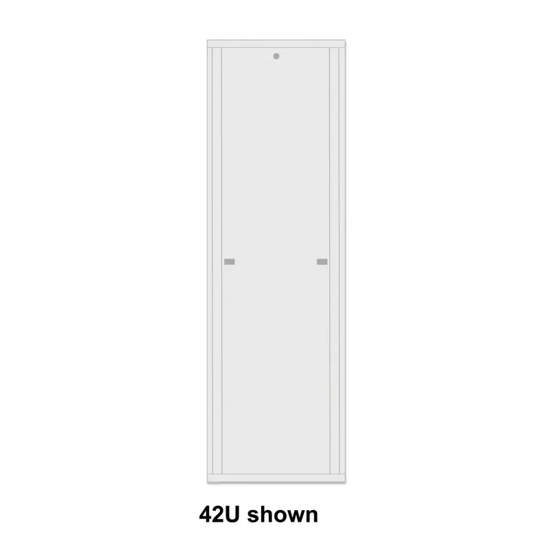 Intellinet 19-tolline võrgukapp – eraldiseisev (Basic), 42U, 600x800mm (laius x sügavus), hall, lamedalt pakituna, max 600kg, ühepunktine ukselukk, üks lukk külgpaneelil, kasutatav sügavus 123 kuni 573mm, riiul, IP20, teras